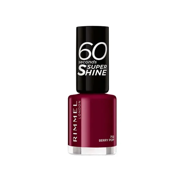 Rimmel Esmalte De Uñas 60 Seconds Super Shine 712 Berry Pop