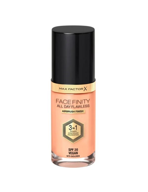 Max Factor Facefinity 3in1 Primer. Concealer y Foundation 75-Golden 30ml