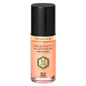 Max Factor Facefinity 3in1 Primer. Concealer y Foundation 80-Bronze 30ml