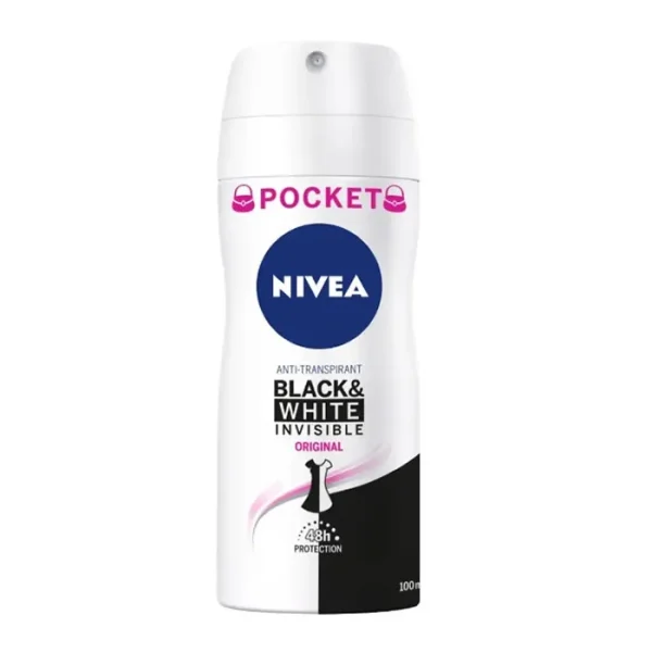 Nivea Black and White Invisible Original Desodorante Spray 100ml
