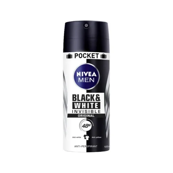 Nivea Men Black and White Invisible Original Desodorante Spray 100ml
