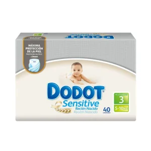Dodot Sensitive Recién Nacido T-3 40 Unidades