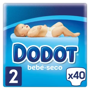 Dodot Bebé-Seco Pañales Talla 2. 40 Pañales