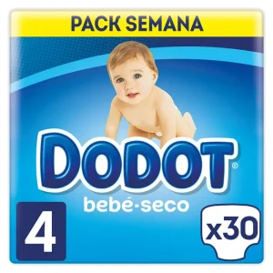 Dodot Bebé-Seco Pañales Talla 4. 30 Pañales