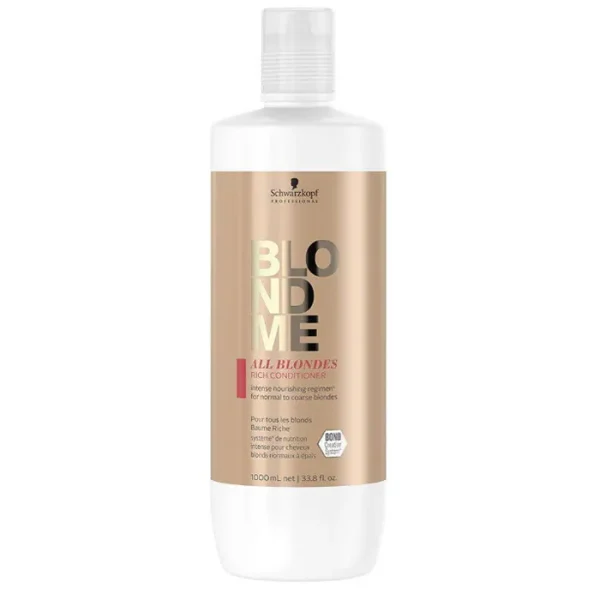 Schwarzkopf Blondme All Blondes Rich Acondicionador 1000ml
