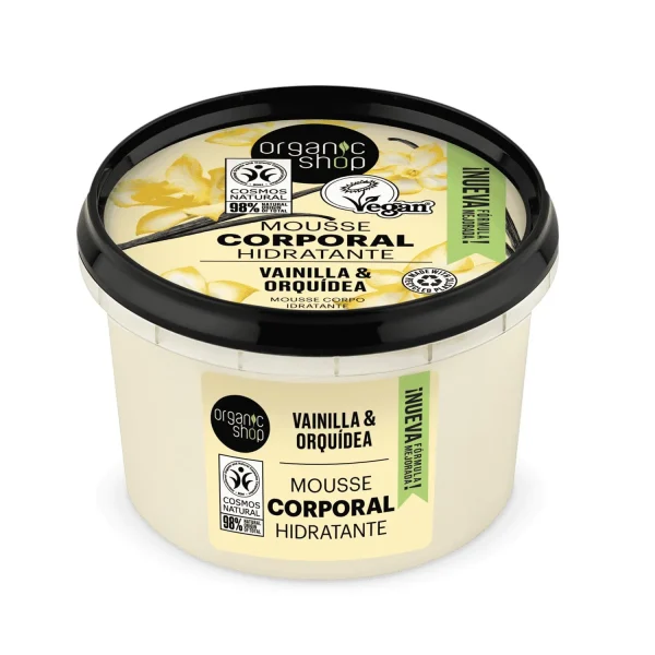 Organic Shop Vanilla Bourbon Mousse Corporal Hidratante 250ml