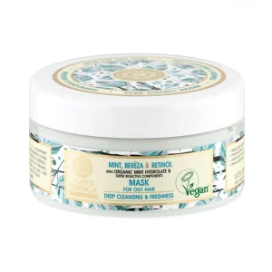 Natura Siberica Menta Abedul Retinol Mascarilla Capsilar Cabello Graso 400ml