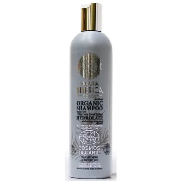 Natura Siberica Champu Organico Para Todo Tipo De Cabello Volumen y Nutricion 400ml