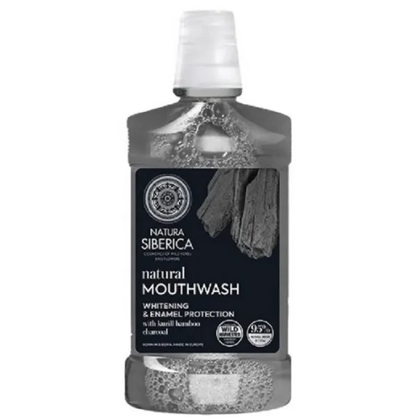 Natura Siberica Enjuague Bucal Natural Carbon De Bambu De Kuril 520ml