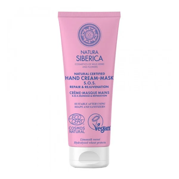 Natura Siberica Sos Cremas De Manos Reparacion Rejuvenecimiento 75ml