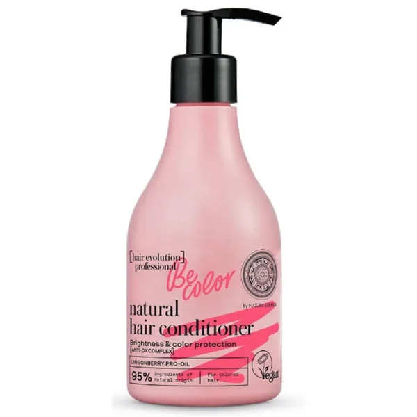 Natura Siberica Acondicionador Capsilar Natural Be color Brillo y Protección Del Color 245ml