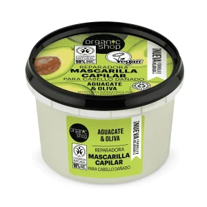 Organic Shop Aguacate Mascarilla Capsilar Cabello Dañado 250ml
