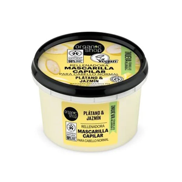 Organic Shop Platano Mascarilla Capsilar Cabello Normal 250ml