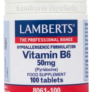 Lamberts Vitamina B6 50 Mg 100 Tabs