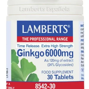 Lamberts Ginkgo Biloba 6000 Mg 60 Tabs