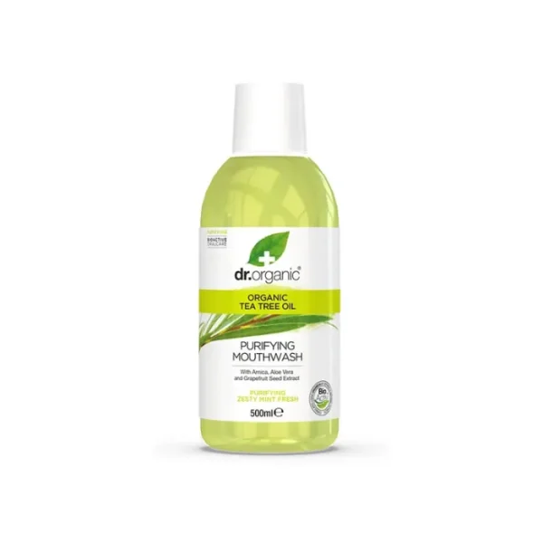 Dr. Organic Enjuague Bucal De Árbol De Té 500ml