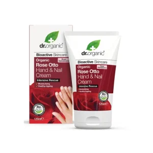 Dr. Organic Rose Otto Hand and Nail Cream 125ml