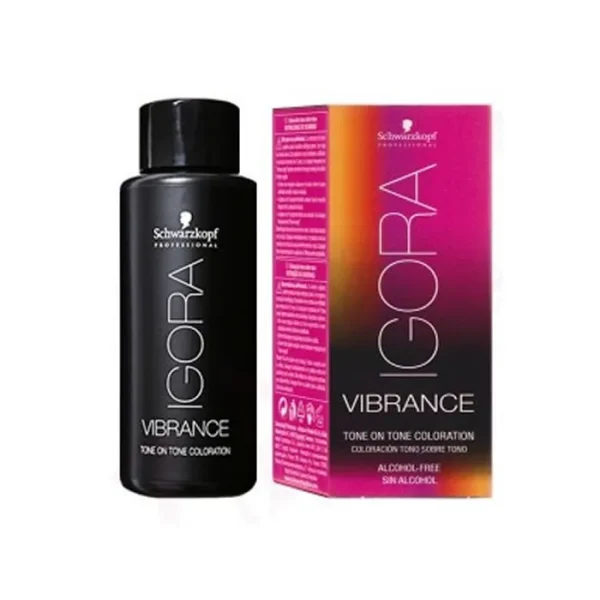 Schwarzkopf Igora Vibrance Nº6-12 Rubio Oscuro Ceniza Humo 60ml