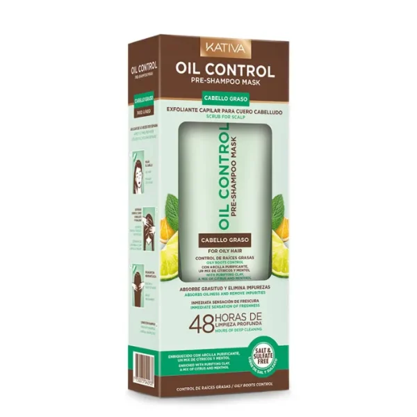 Kativa Oil Control Mascarilla Pre-Champú 200ml