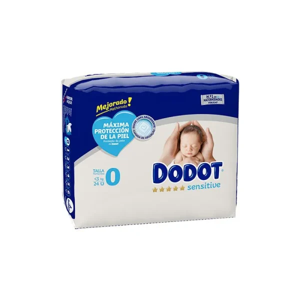 Dodot Sensitive R Nac 0-2.5Kg 24U