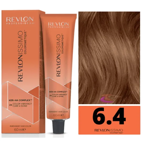 Revlon Revlonissimo Colorsmetique 6.4 Rubio Oscuro Cobrizo 60ml