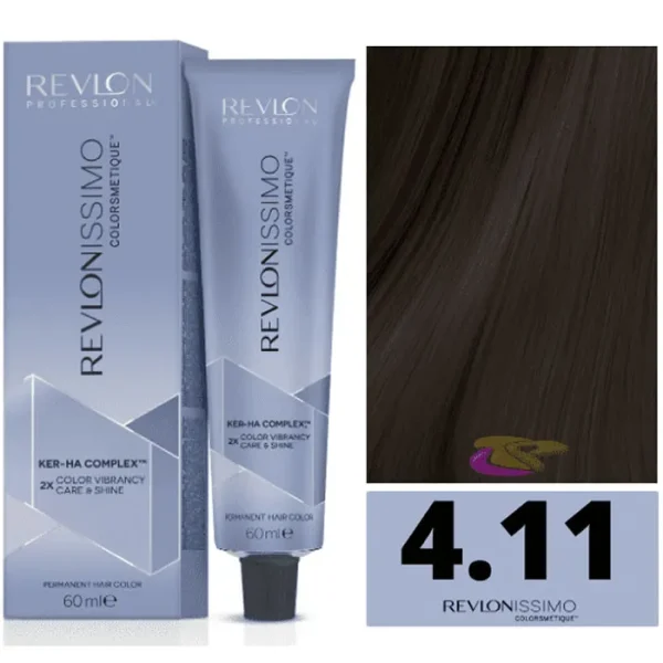 Revlon Revlonissimo Colorsmetique 4.11 Castaño Medio Ceniza Intenso 60ml