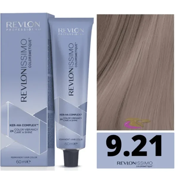 Revlon Revlonissimo Colorsmetique 9.21 Rubio Muy Claro Irisado Ceniza 60ml