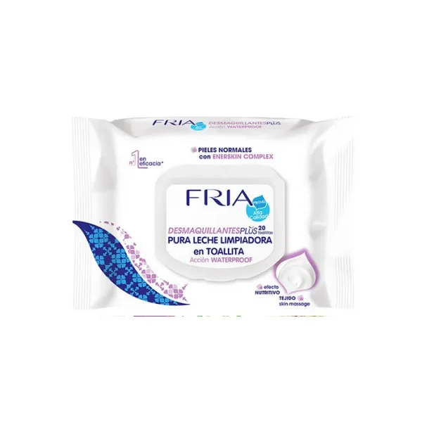 Fria Desmaquillantes Plus Leche Limpiadora En Toallitas 20ud