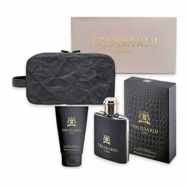 Trussardi Uomo Eau De Toilette Spray 100ml Set 3 Piezas