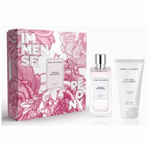 Angel Schlesser Les Eaux D'Un Instant Immense Peony Eau De Toilette Spray 100ml Set 2 Piezas
