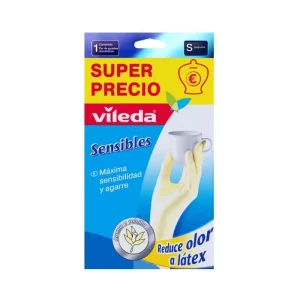 Vileda Sensible Guantes De Látex Talla S