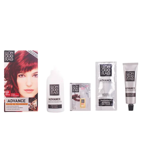 Llongueras Color Advance Hair Colour 6.6 Rojo Oscuro Intenso