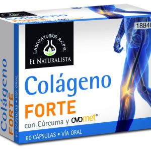 El Natural Colageno Forte Con Curcuma y Ovomet 60 Caps