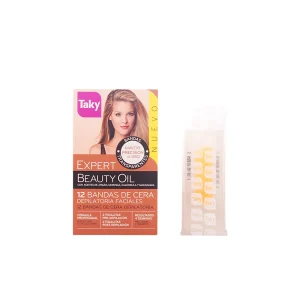 Taky Beauty Oil Bandas De Cera Faciales Depilatorias 12uds