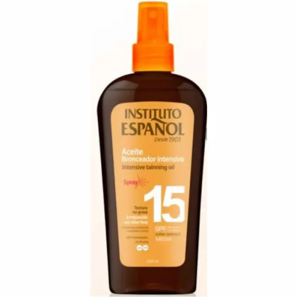 Instituto Español Aceite Protecion Solar Bronceadora Spf15 Spray 250ml