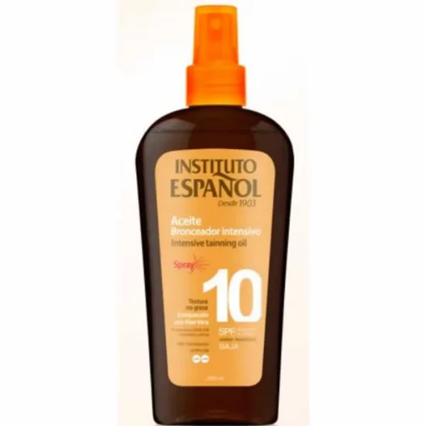 Instituto Español Aceite Protecion Solar Bronceadora Spf10 Spray 250ml