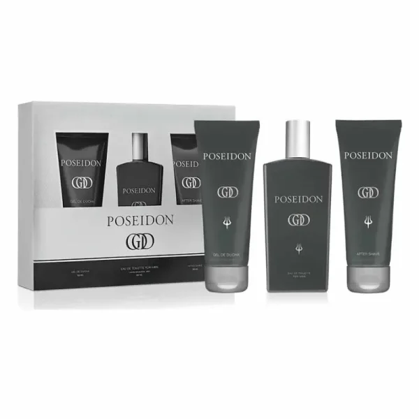 Instituto Español Poseidon God Eau De Toilette Spray 100ml Set 3 Piezas