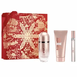 Carolina Herrera 212 Vip Rose Eau De Perfume Spray 80ml Set 3 Piezas