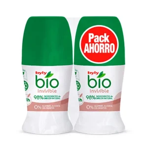 Byly Bio Natural 0% Invisible Desodorante Roll On 2x50ml