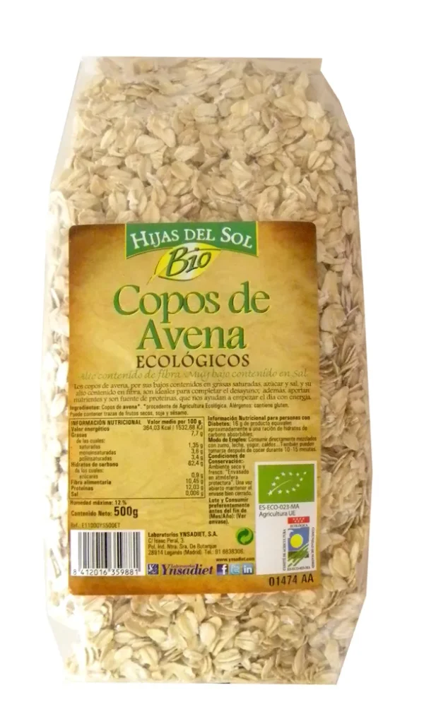 Ynsadiet Copos Avena 500g