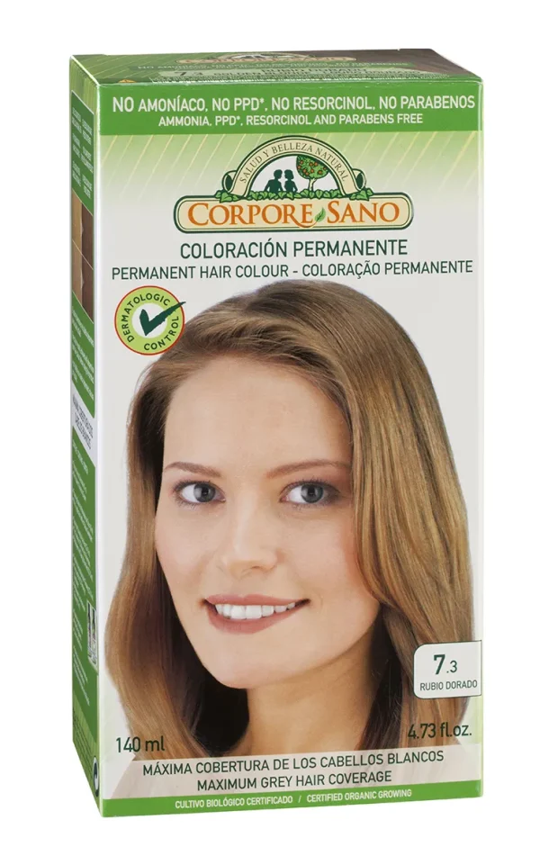 Corpore Tinte 7.3 Rubio Dorado 140ml Bio