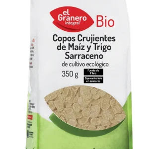 Granero Copos Crujientes De Maiz y Trigo Sarraceno Bio 350