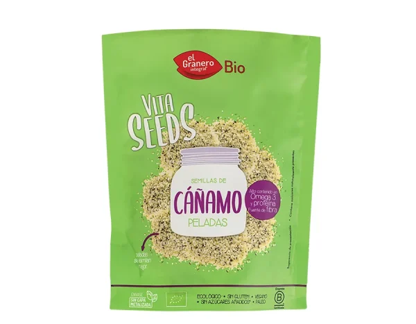 Granero Vitaseeds Semillas Cañamo Pelado Bio 200g