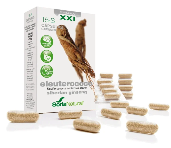 Soria 15-S Eleuterococo 690 Mg 30 Caps Liberac Prolongada
