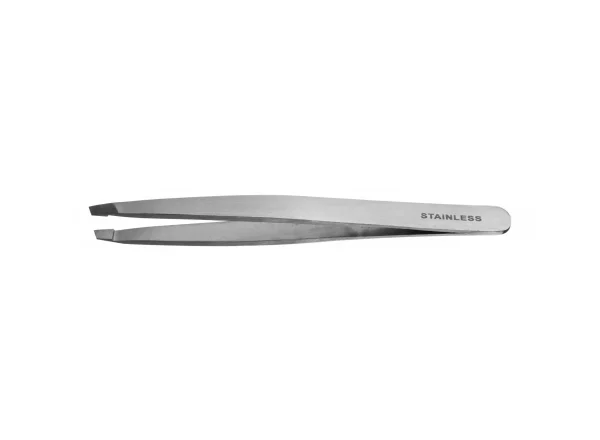 Eurostil Pinza Depilar Inoxidable Punta Oblicua 9.5 Cm