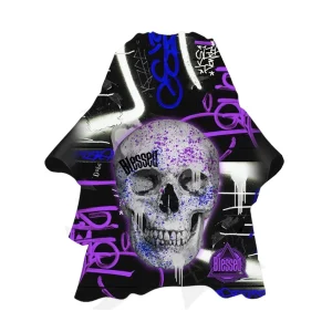 Eurostil Purple Skull Capsa Con Cuello De Neopreno 1un
