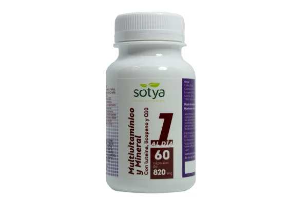 Sotya Multivitaminico y Mineral 820mg 60 Caps