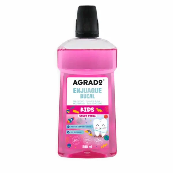 Agrado Enjuague Bucal Kids Fresa 500ml