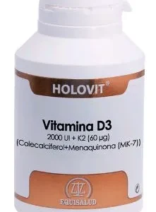 Equisalud Holovit Vitamina D3 2.000 Ui K2 60 Ug 180 Caps