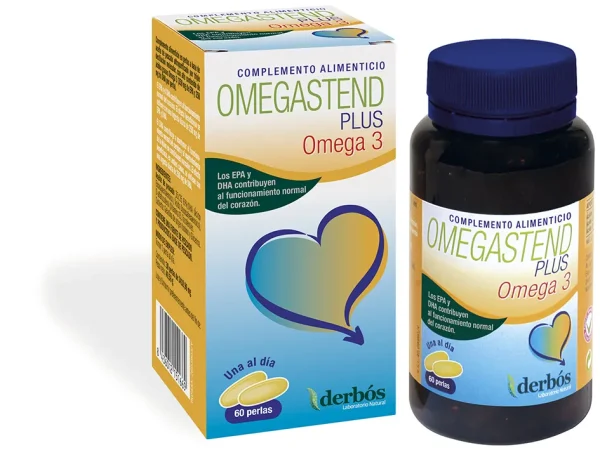 Dherbos Omegastend Plus 60 Perlas Omega 3